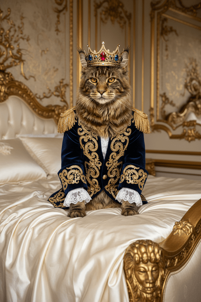 Royal Cat Portrait 