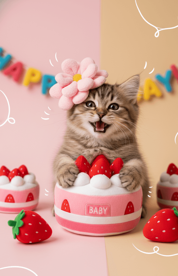 Birthday Cat 