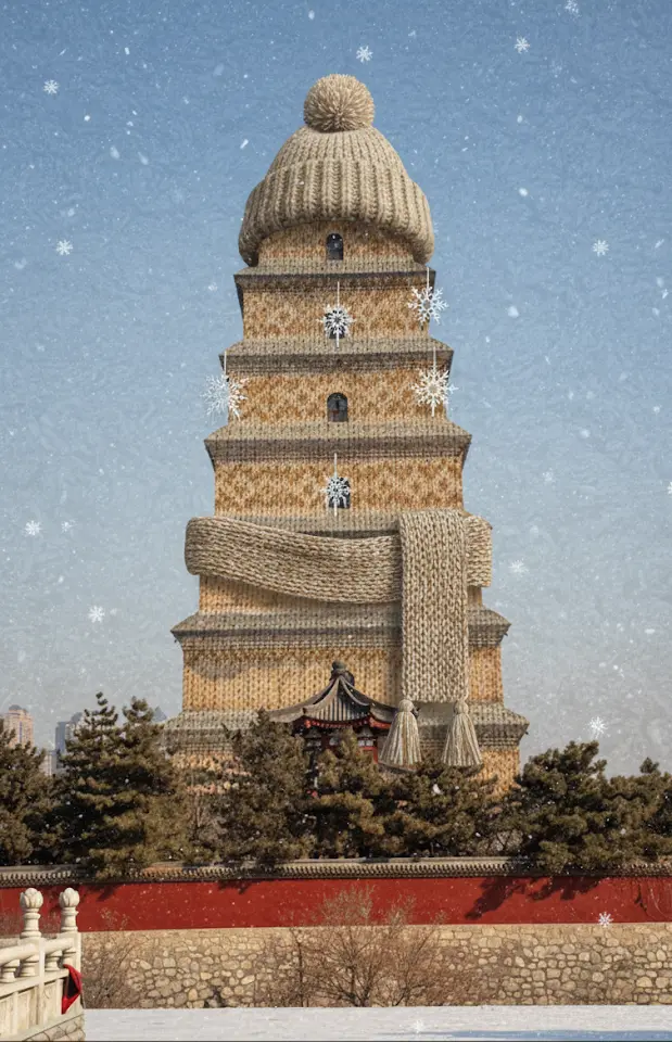 AI为城市穿上冬装