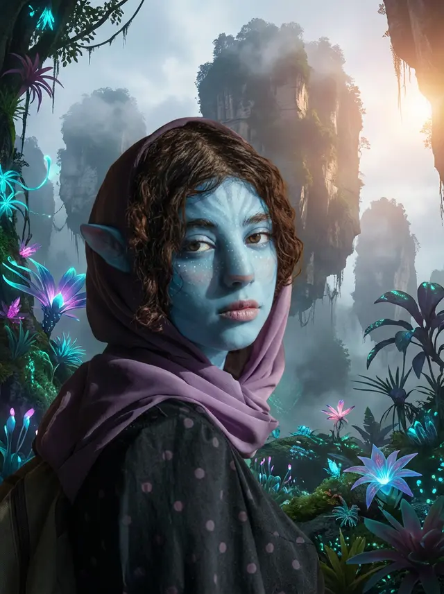 《阿凡达》风格写真